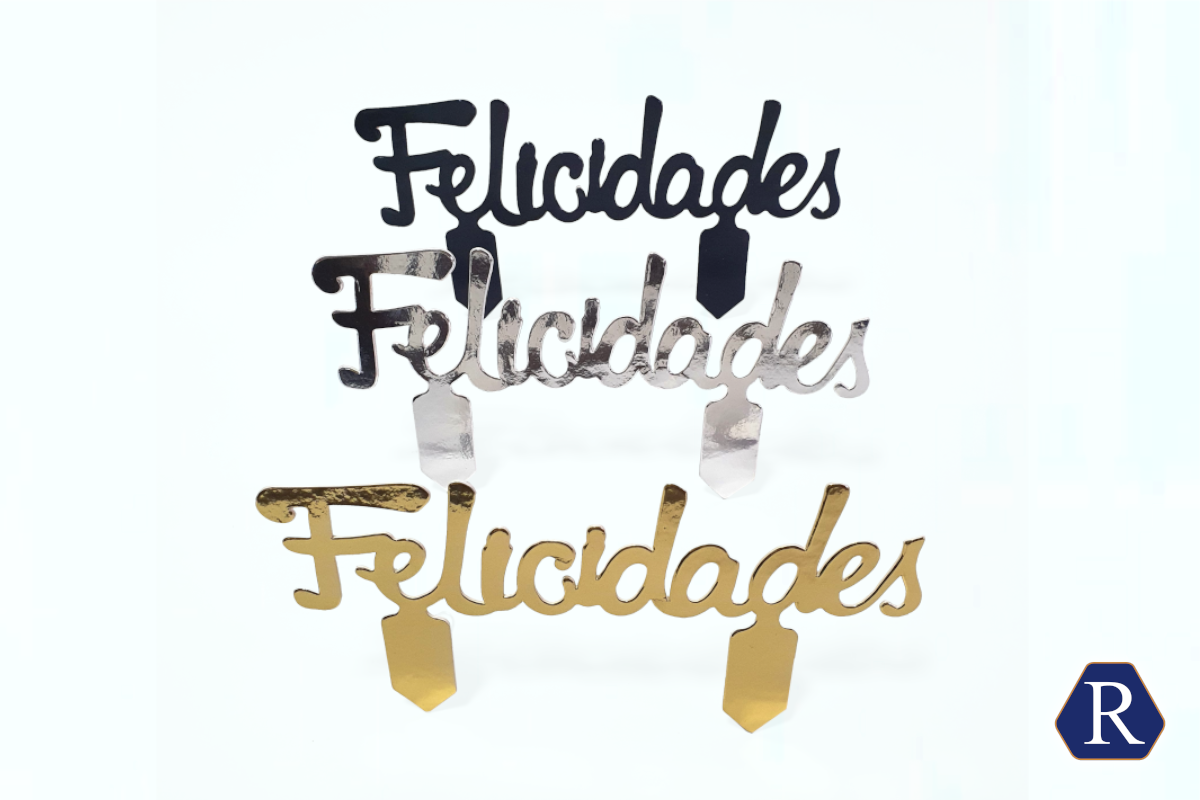 Letrero Felicidades (5pzs)